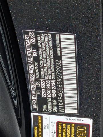 new 2025 Mercedes-Benz C-Class car, priced at $54,505