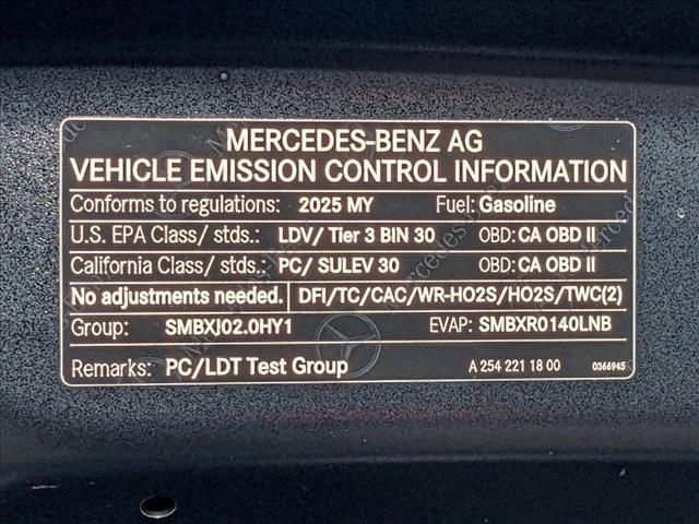 new 2025 Mercedes-Benz GLC 300 car, priced at $53,265