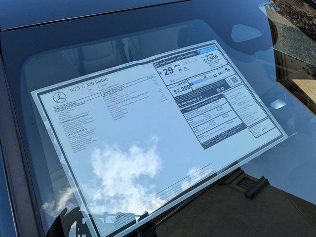 new 2025 Mercedes-Benz C-Class car, priced at $53,285