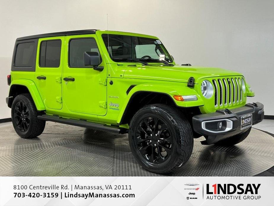 used 2021 Jeep Wrangler Unlimited 4xe car, priced at $34,300