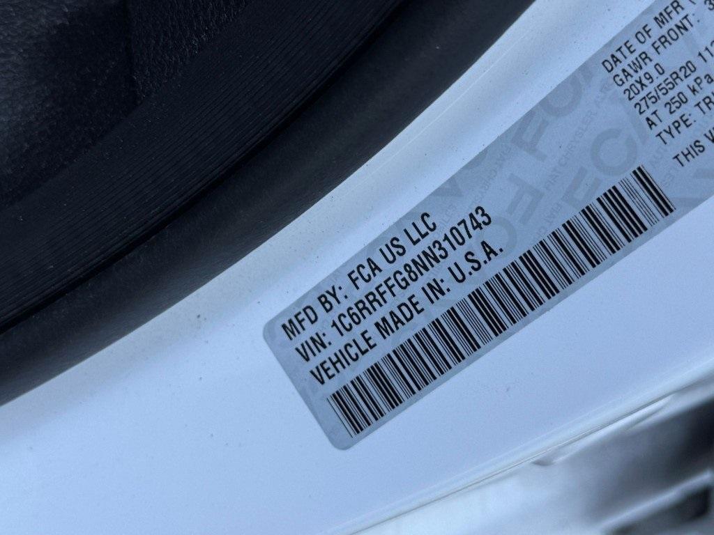 used 2022 Ram 1500 car, priced at $34,000