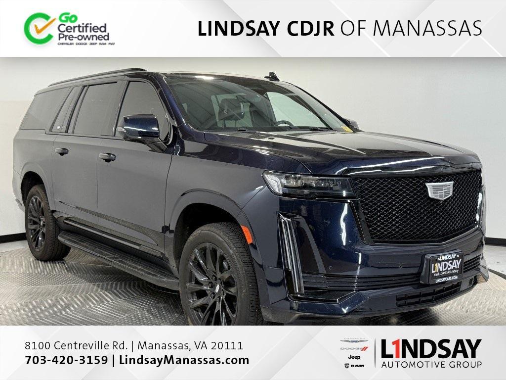 used 2022 Cadillac Escalade ESV car, priced at $69,700