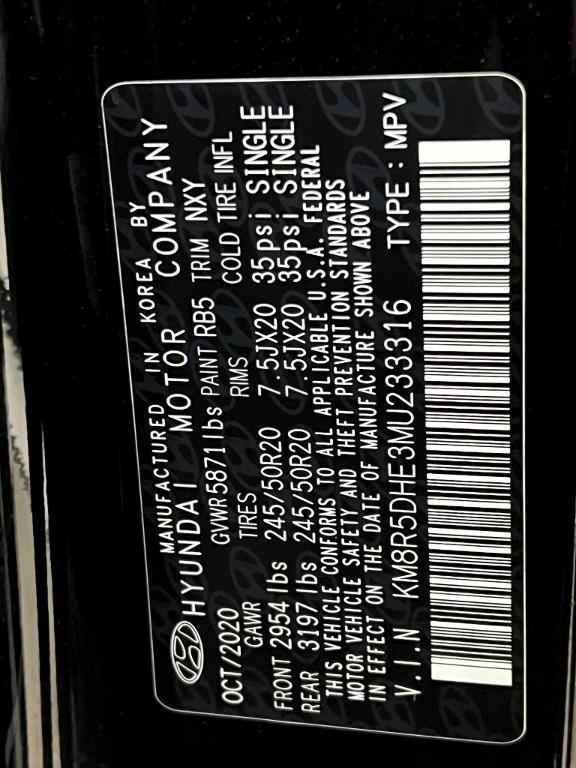 used 2021 Hyundai Palisade car, priced at $30,300