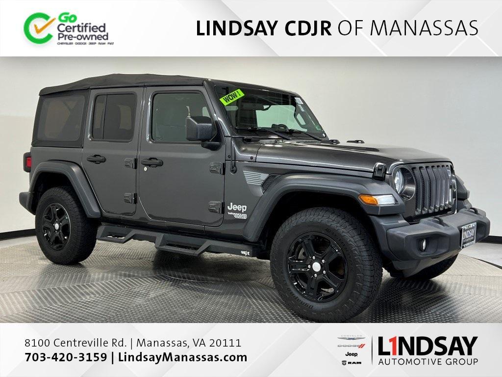 used 2018 Jeep Wrangler Unlimited car, priced at $20,000