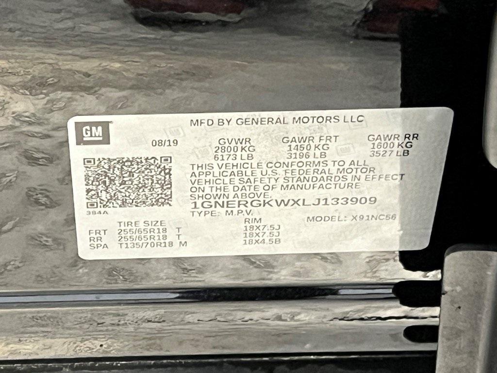 used 2020 Chevrolet Traverse car, priced at $26,000