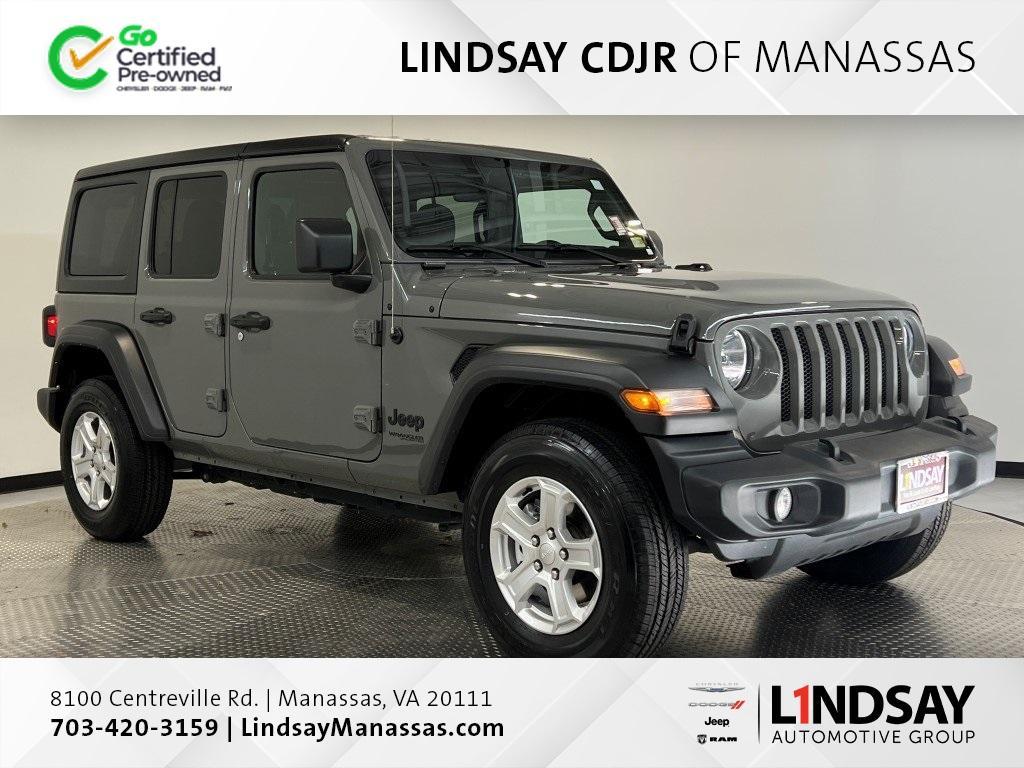 used 2022 Jeep Wrangler Unlimited car, priced at $24,800