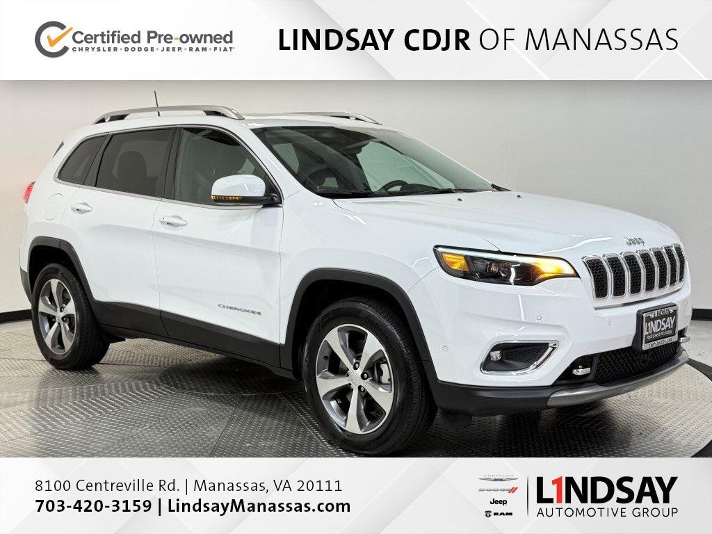 used 2021 Jeep Cherokee car, priced at $23,500