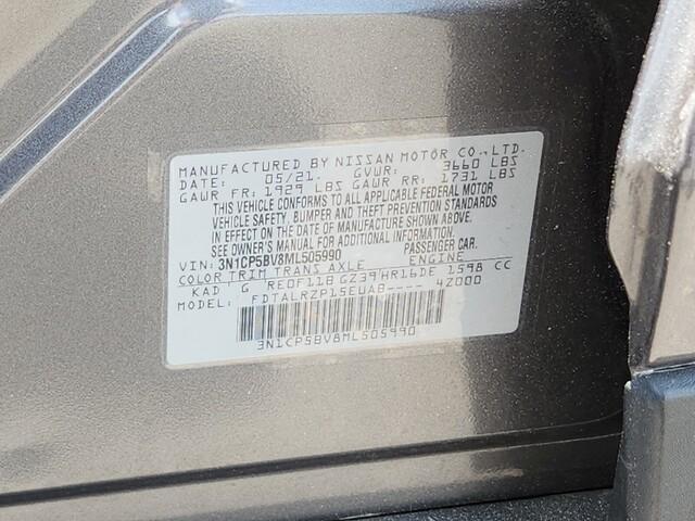 used 2021 Nissan Kicks car, priced at $16,900