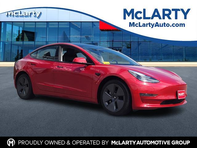 used 2023 Tesla Model 3 car, priced at $23,900