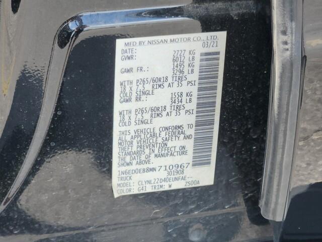 used 2021 Nissan Frontier car, priced at $23,900