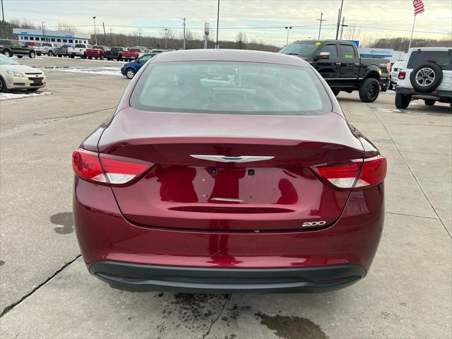 used 2015 Chrysler 200 car, priced at $5,495