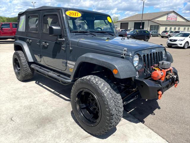 used 2017 Jeep Wrangler Unlimited car, priced at $19,995