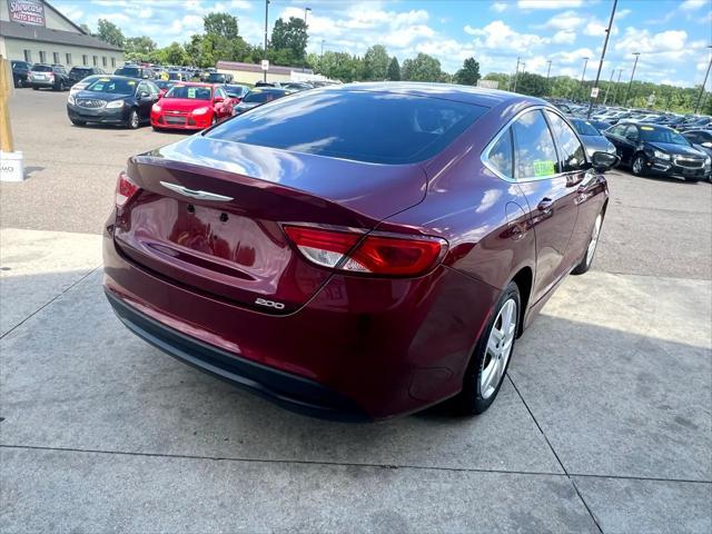 used 2015 Chrysler 200 car, priced at $5,495