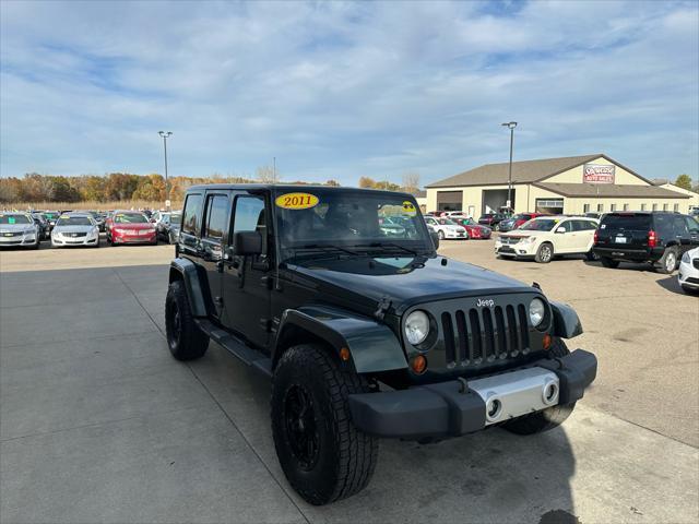 used 2011 Jeep Wrangler Unlimited car, priced at $11,995