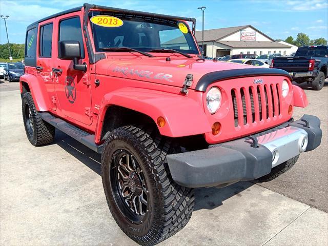 used 2013 Jeep Wrangler Unlimited car, priced at $17,995