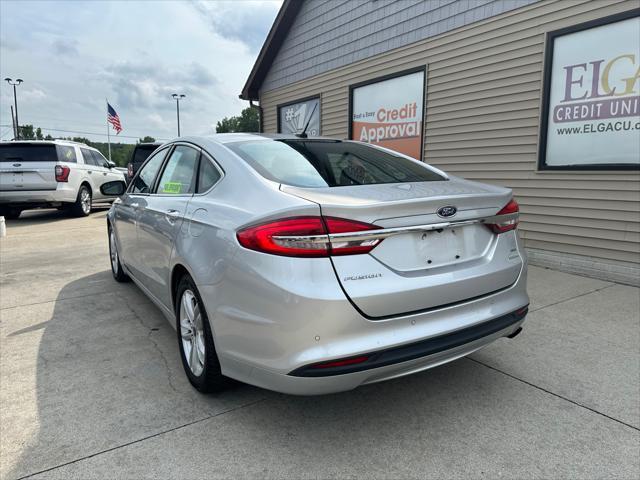 used 2018 Ford Fusion car, priced at $5,495