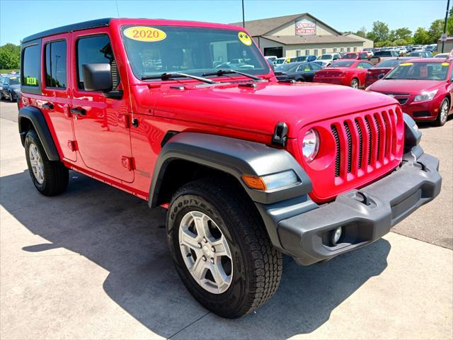 used 2020 Jeep Wrangler Unlimited car, priced at $23,995