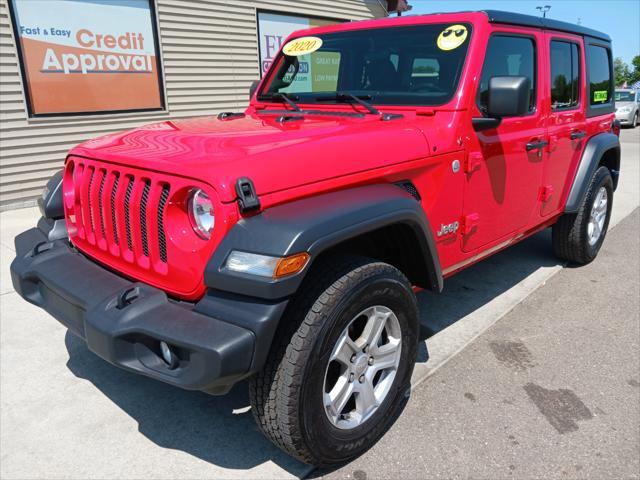 used 2020 Jeep Wrangler Unlimited car, priced at $24,995