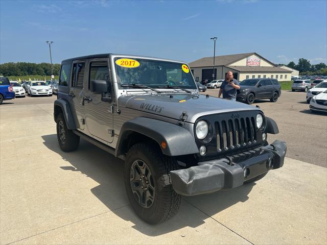 used 2017 Jeep Wrangler Unlimited car, priced at $11,995