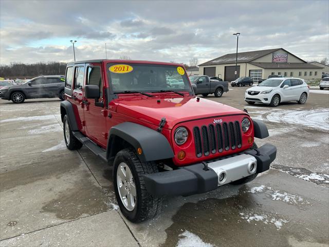 used 2011 Jeep Wrangler Unlimited car, priced at $9,995