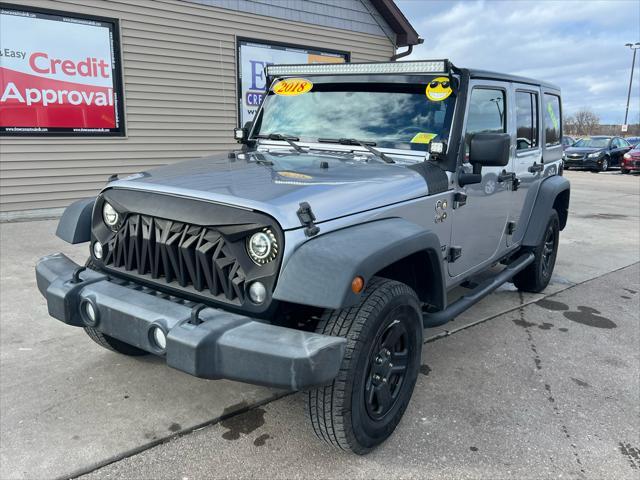 used 2018 Jeep Wrangler JK Unlimited car, priced at $13,995