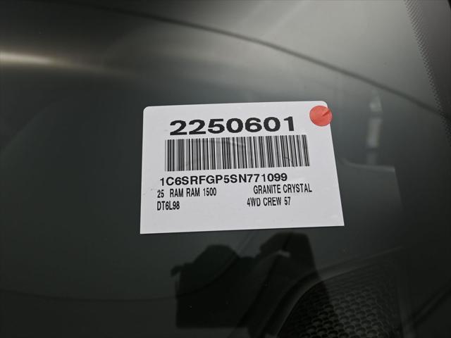new 2025 Ram 1500 car, priced at $49,990