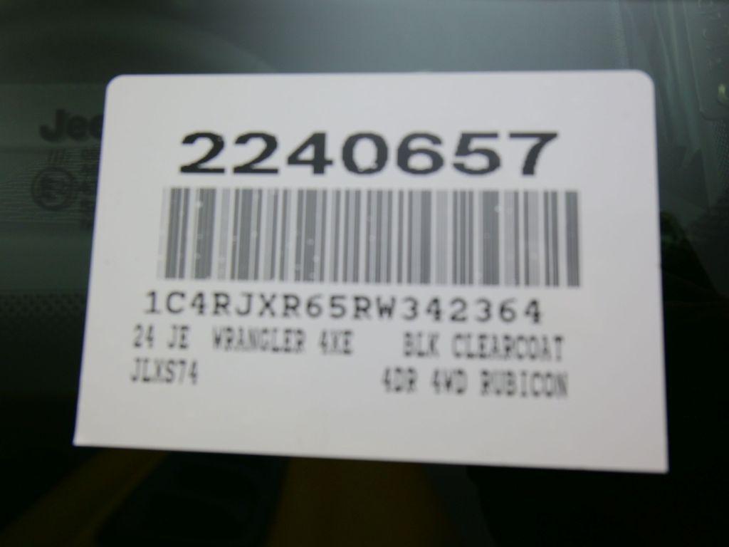 new 2024 Jeep Wrangler 4xe car, priced at $69,560