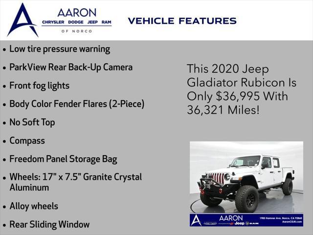 used 2020 Jeep Gladiator car, priced at $38,999