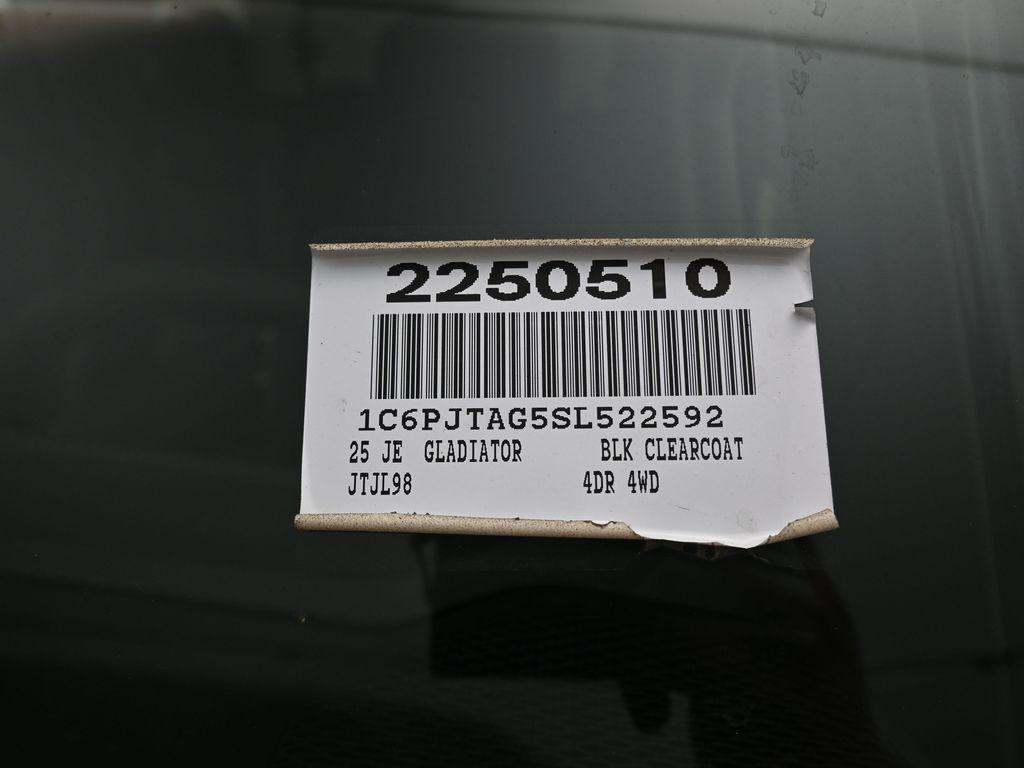 new 2025 Jeep Gladiator car, priced at $41,650