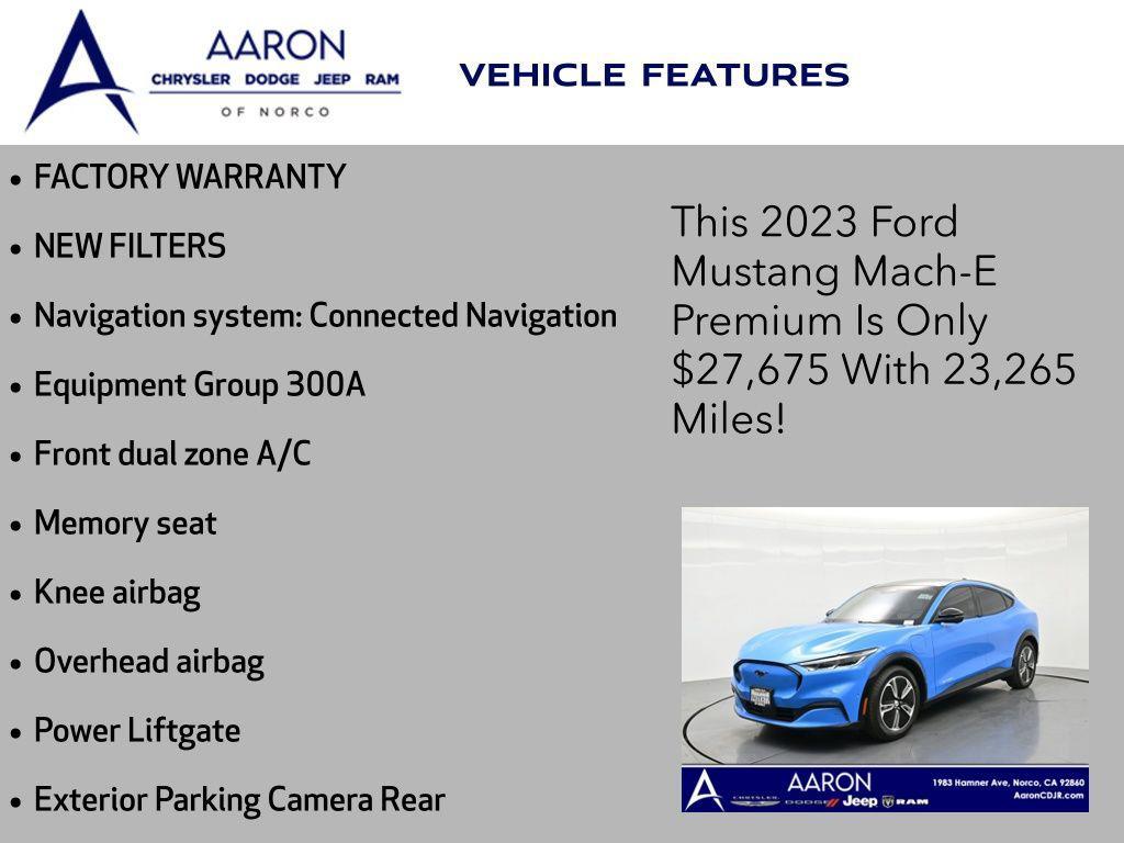 used 2023 Ford Mustang Mach-E car, priced at $27,675