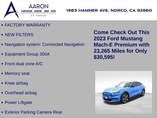 used 2023 Ford Mustang Mach-E car, priced at $30,595