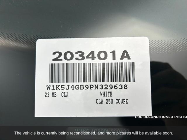 used 2023 Mercedes-Benz CLA 250 car, priced at $31,290