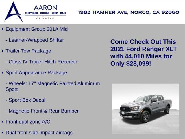 used 2021 Ford Ranger car, priced at $28,099
