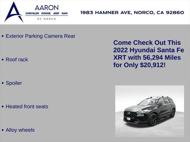 used 2022 Hyundai Santa Fe car, priced at $20,912