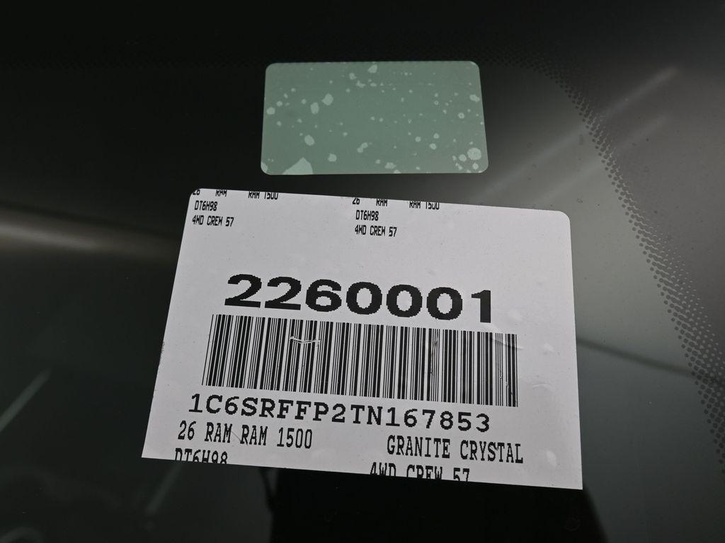 new 2026 Ram 1500 car, priced at $58,565