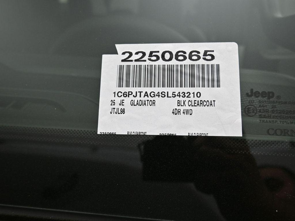 new 2025 Jeep Gladiator car, priced at $47,143