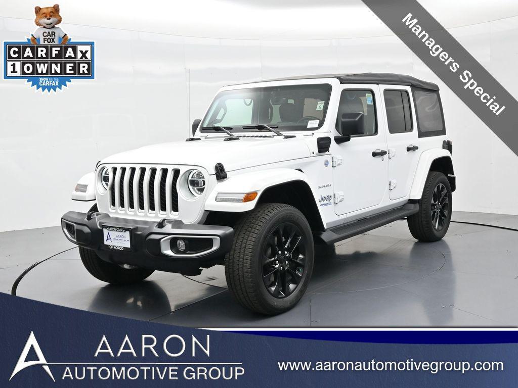 used 2021 Jeep Wrangler Unlimited 4xe car, priced at $28,888