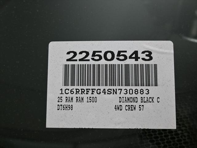 new 2025 Ram 1500 car, priced at $53,380