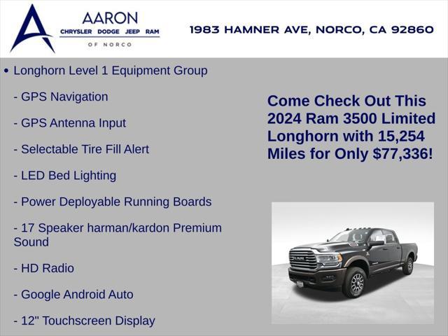 used 2024 Ram 3500 car, priced at $77,336