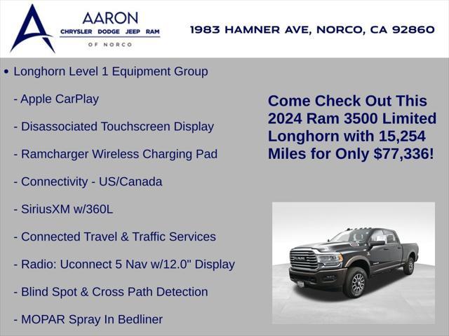 used 2024 Ram 3500 car, priced at $77,336