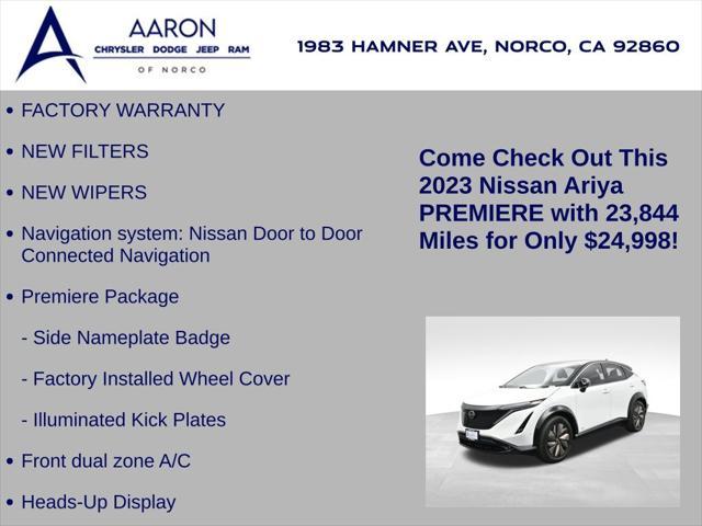 used 2023 Nissan ARIYA car, priced at $24,998