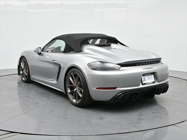 used 2021 Porsche 718 Spyder car, priced at $111,836