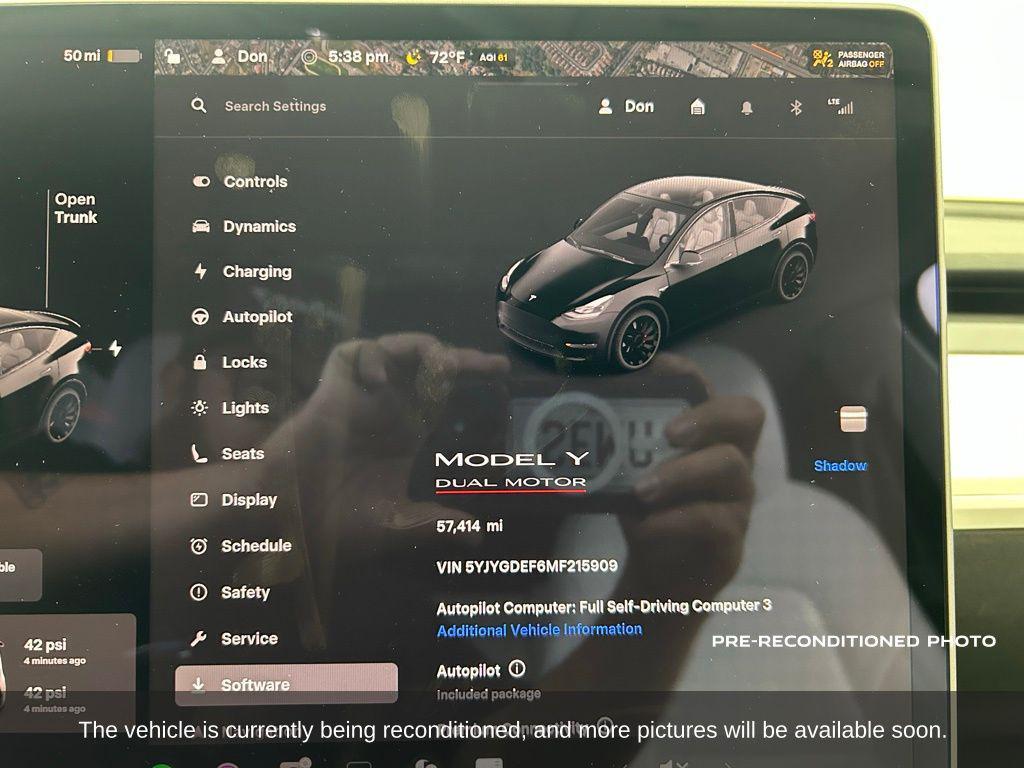 used 2021 Tesla Model Y car, priced at $27,138