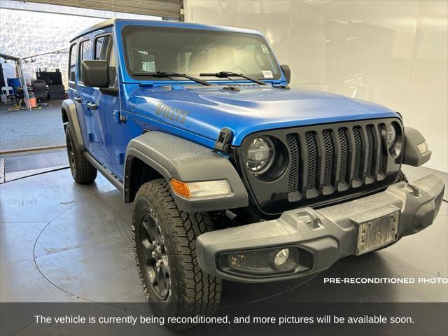 used 2021 Jeep Wrangler car, priced at $27,323