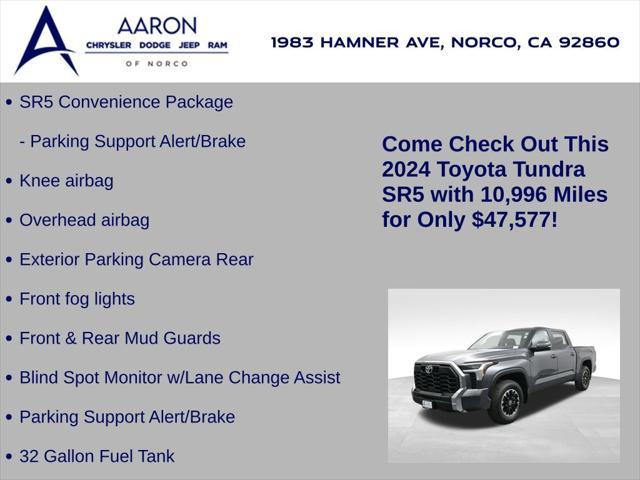 used 2024 Toyota Tundra car, priced at $47,577