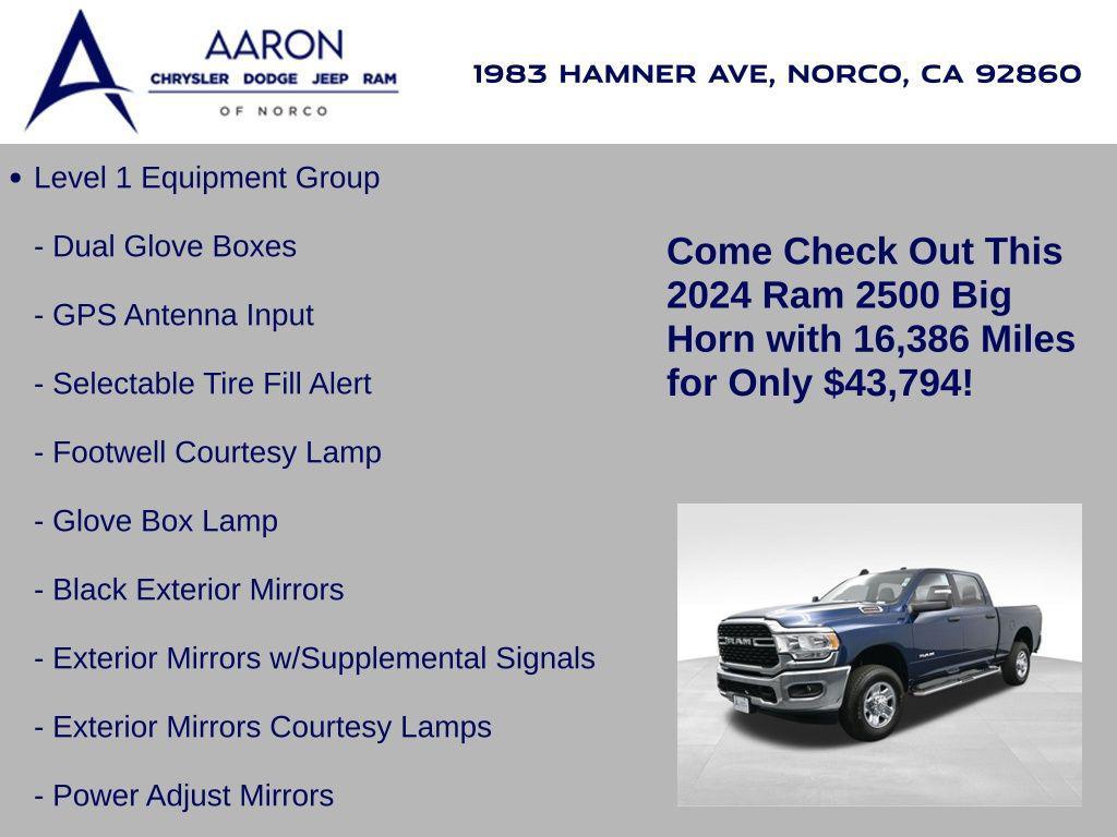 used 2024 Ram 2500 car, priced at $43,794