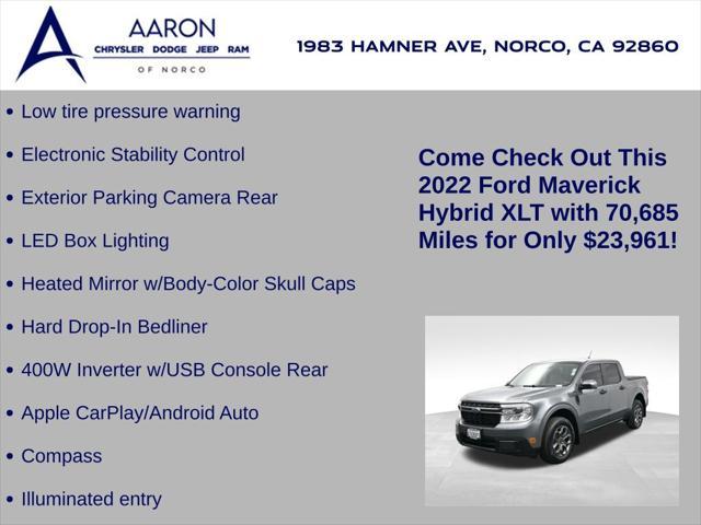 used 2022 Ford Maverick car, priced at $23,961