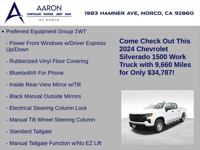 used 2024 Chevrolet Silverado 1500 car, priced at $34,787