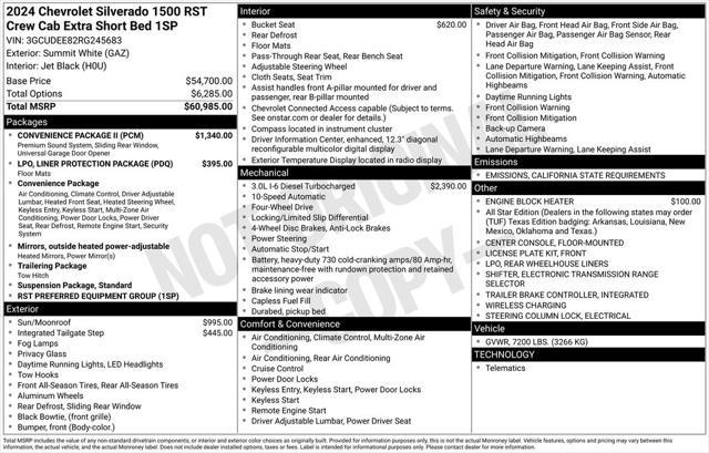 used 2024 Chevrolet Silverado 1500 car, priced at $52,883