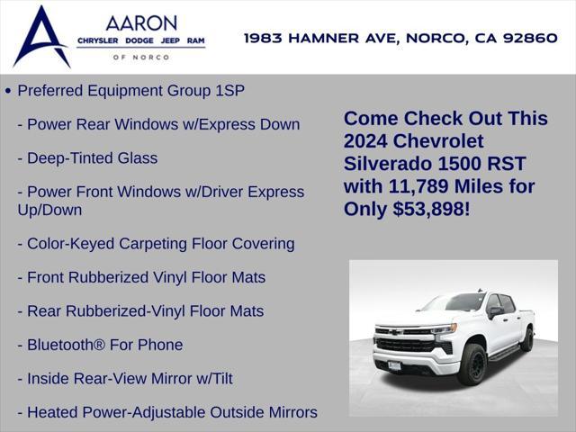 used 2024 Chevrolet Silverado 1500 car, priced at $53,898